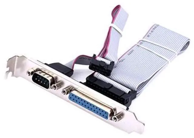 Main image of Vszerda Motherboard DB25 Com Port Serial Parallel Header Cable Bracket Connection