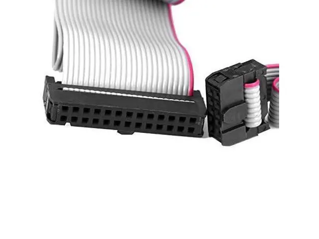 Alt view image 6 of 6 - Vszerda Motherboard DB25 Com Port Serial Parallel Header Cable Bracket Connection