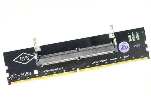Main image of Vszerda JET-5689 Adapter DDR5 Adapter Laptop DDR 5 RAM Memory Tester U-DIMM to SO DDR 5 Converters (U-DIMM to SO DDR5)