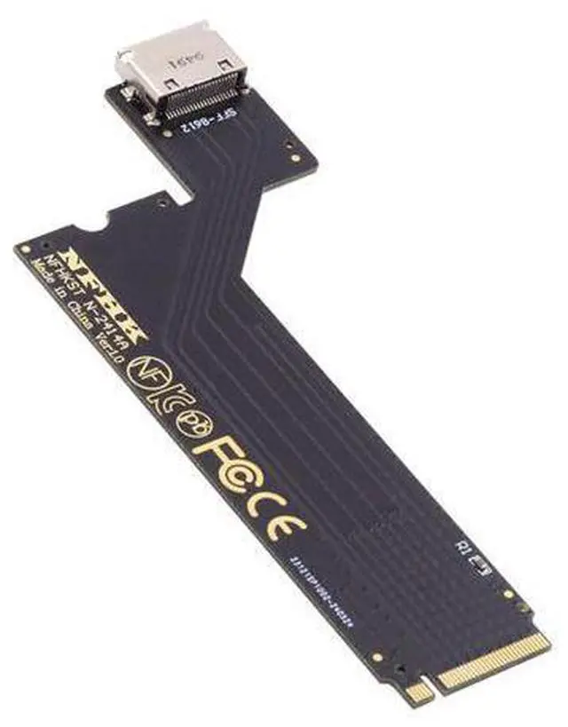 Main image of Vszerda PCI-E 4.0 4X NVMe M.2 M-Key to Oculink SFF-8612 SFF-8611 Host Adapter for 2024 ThinkBook 14+ AMD8845 SSD & External Graphics Card