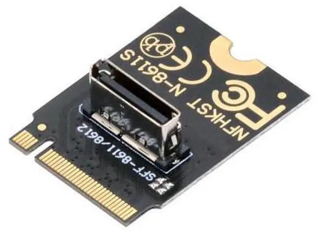 Main image of Vszerda PCI-E4.0 67 Pin M.2 2230 M-Key Male to Oculink SFF-8612 SFF-8611 Female Vertical Host Adapter for NVME U.2 SSD eGPU