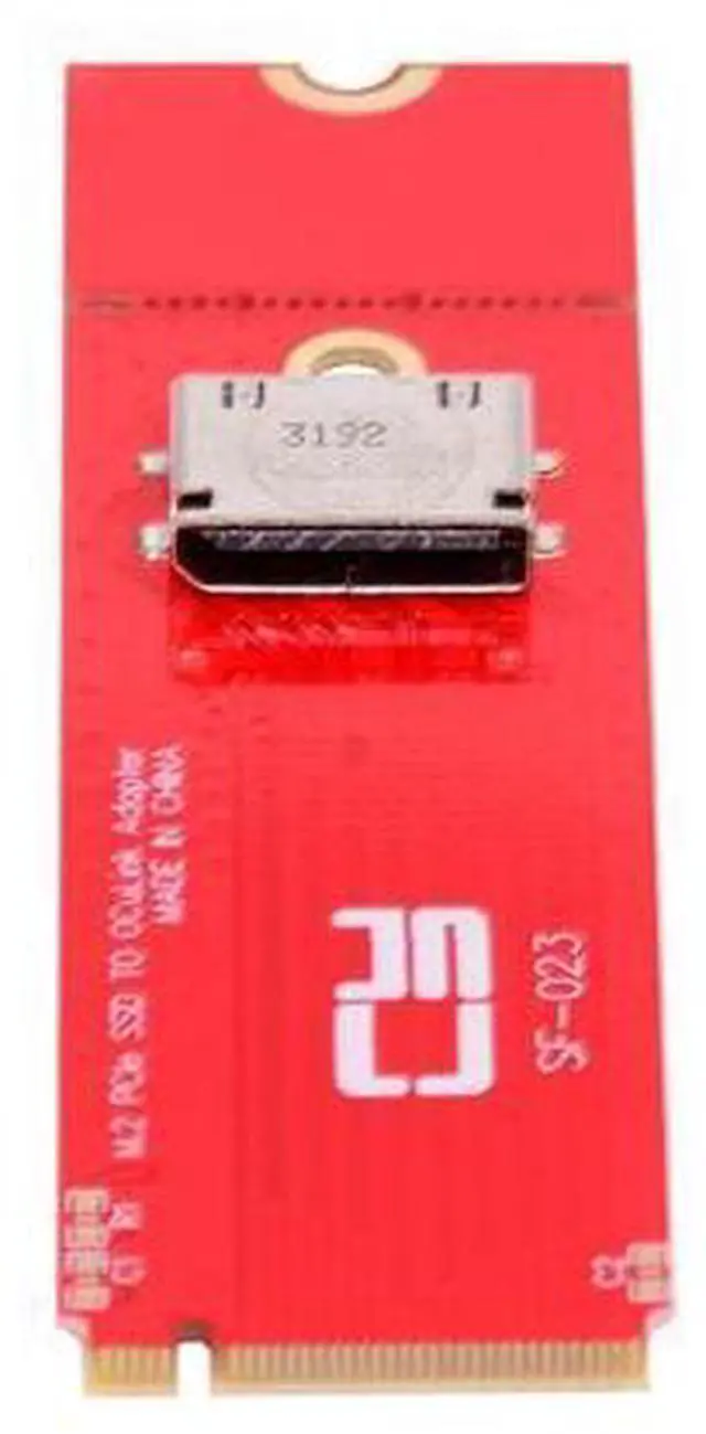 Main image of Vszerda 2280 2260 PCI-E4.0 M.2 M-Key Male to Oculink SFF-8612 SFF-8611 Host Red Adapter for NVME U.2 SSD eGPU External Graphics Card Dock