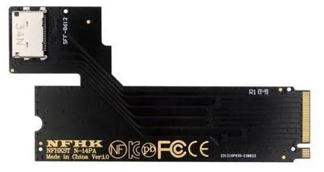 Main image of Vszerda PCI-E 4.0 4X NVMe M.2 M-Key Male to Oculink SFF-8612 SFF-8611 Host Adapter for 2022 2023 ThinkBook 14+ SSD & External Graphics Card