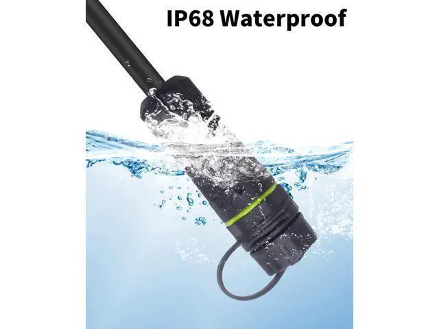 Alt view image 4 of 7 - Vszerda 10Gbps Waterproof USB C Female to Female Adapter, Waterproof USB C Coupler, USB Type C 3.1 Pass Through Bulkhead Connector Outdoor Charging Socket for Data Transfer,1-Pack