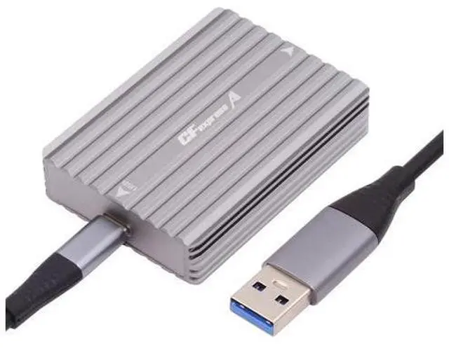 Main image of Vszerda USB-C CFE Memory Card Adapter Hub, USB3.1 Type-C USB3.0 Type-A to CF Express Type-A & Type-B CFA R5 Z6 Z7 CFB Dual Slot Extension Card Reader