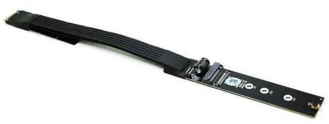 Main image of Vszerda M.2 NVME PCIe 4.0 Extension Cable,NGFF M-Key PCIe SSD Extender Card with Anti-electromagnetic Cable 25CMS