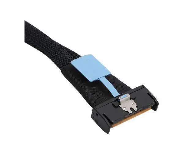 Alt view image 6 of 7 - Vszerda 31.5in 8i to 2 SFF 8643 Cable, PCIe 5.0 32GTs for MCIO X8 to Mini SAS HD SFF 8643 Cord for Server Data Center