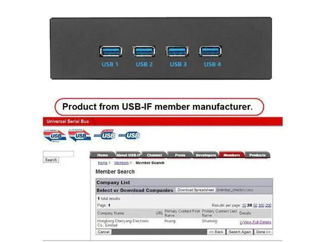 Alt view image 6 of 7 - Vszerda 10Gbps 4 Ports HUB Front Panel USB 3.1 Type-A & Type-C to Motherboard Type-E Connector Cable 10Gbps for 5.25" CD-ROM Bay Tray