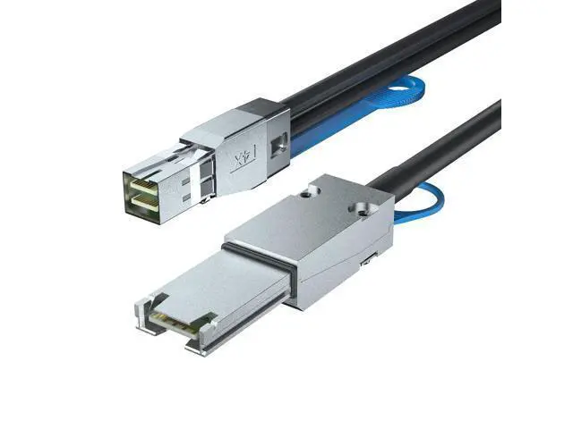 Alt view image 3 of 5 - Vszerda SFF-8644 to SFF-8088 Cable, 6Gbps External HD Mini SAS Hybrid Cable, 0.5-Meter(1.64ft), 100 Ohms, Attached SCSI for Raid Systems, DataCenter, Servers, Workstations and Desktops