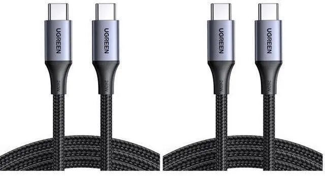 Main image of UGREEN 240W USB C to USB C Cable, Fast Charging USB C Cable for iPhone 17 Pro Max/16, Samsung Galaxy S25/S24, MacBook Pro/Air, iPad Pro/Air/Mini, Dell XPS, 3.3FT (Pack of 2)