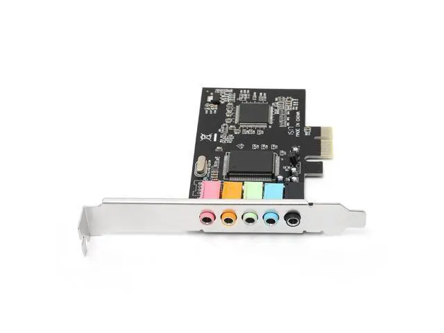 Alt view image 7 of 7 - Vszerda PCIE Sound Card, 6channel Stereo Desktop Sound Card, 3D Stereo PCIe Audio Card,suitable for 7/Vista/XP 32/64bit PC computers