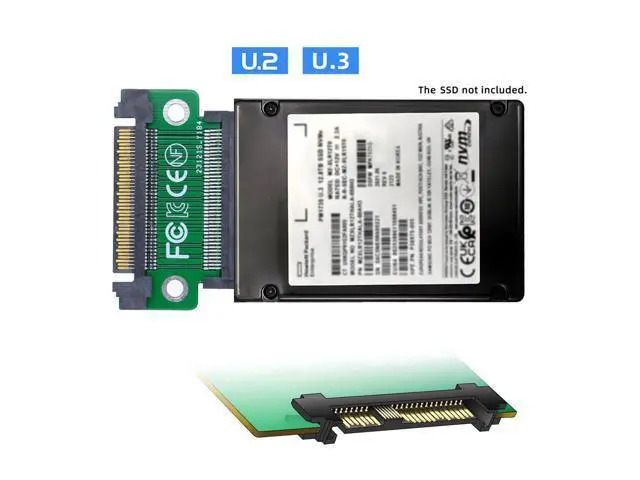 Alt view image 7 of 7 - Vszerda SFF-8639 NVME U.2 U2 PCIe 4.0 SSD Adapter Male to Female Extension 68pin PCI Express PCBA