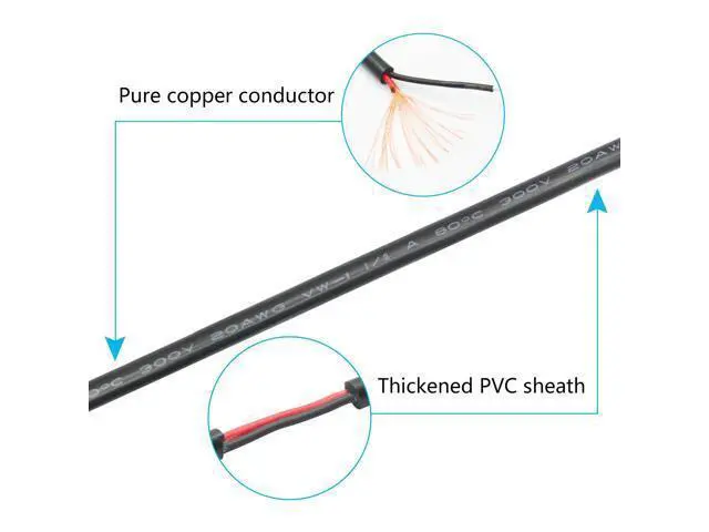 Alt view image 3 of 7 - Vszerda 4Pcs USB A Male to 2 Pin Bare Wire 11inch, 20AWG 5V/5A 2 Pin Pigtail Open End Power Cord, for USB Equipment Installed or Replace Repair DIY Cable