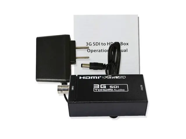 Alt view image 7 of 7 - Vszerda SDI to HDMI Adapter Video Converter Mini 3G HD 720p/1080p Sdi Hdmi Adapter for HD-SDI and 3G-SDI Signals