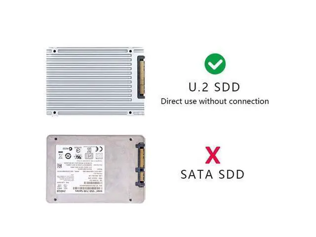 Alt view image 4 of 7 - Vszerda PCI-E 3.0 4.0 to SFF-8654 Slimline SAS Card Adapter and U.2 U2 SFF-8639 NVME PCIe SSD Cable for Mainboard SSD