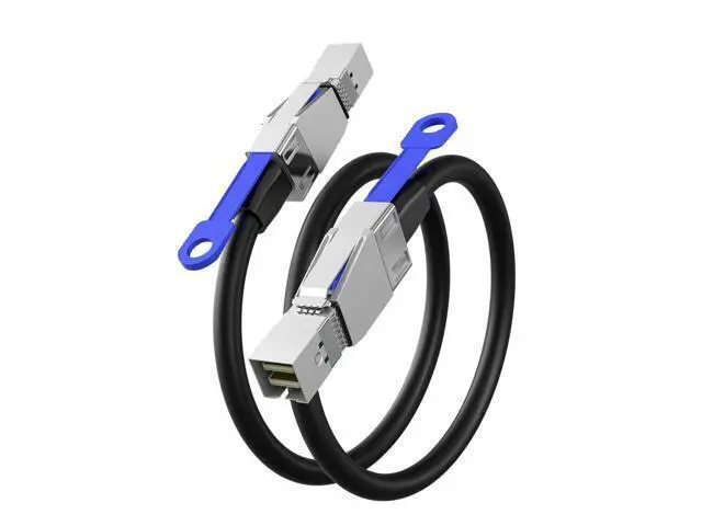 Alt view image 7 of 7 - Vszerda SFF-8644 to SFF-8644 Mini SAS HD Data Server Raid Cable,External Mini SAS 36pin SFF-8644 to SFF-8644 for Hard Disk Server, SAN, Raid Card,1m(3.3ft)