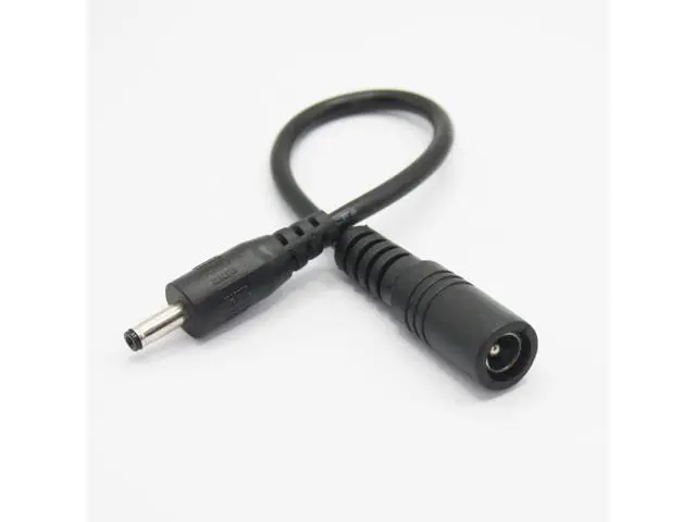 Alt view image 5 of 6 - Short 12V DC Power Cord 6inch, DC 5.5mm x 2.1mm Female to DC 3.5mm x 1.35mm Male Plug Power Charging Cable Extension Cord, for Router, Speaker, Digital Camera etc Other DC 35135 Port Equipment(4Pcs)