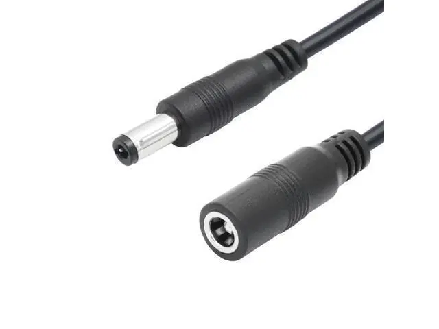 Alt view image 2 of 7 - Vszerda 4Pcs 12V DC Power Cord 1FT, DC 5.5mm x 2.5mm Female to 5.5mm x 2.1mm Male Plug Power Charging Cable Extension Cord, for Router Speaker etc Other 5521 Port Equipment