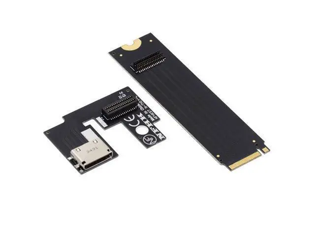 Alt view image 2 of 7 - VszerdaPCI-E 3.0 Graphics Expansion Card & SSD M.2 M-Key to Oculink SFF-8612 SFF-8611 Host Bus Adapter for ThinkBook 14+