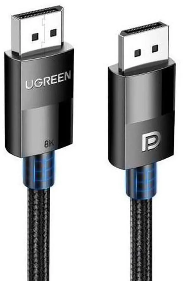 Main image of UGREEN VESA Certified 8K DisplayPort Cable 6.6FT, DP 1.4 Display Port Cable Cord Support 8K@60Hz, 4K@240Hz, FreeSync, G-Sync, HDR, 32.4Gbps for HDTVs, Displays, Monitors, Graphics, PC