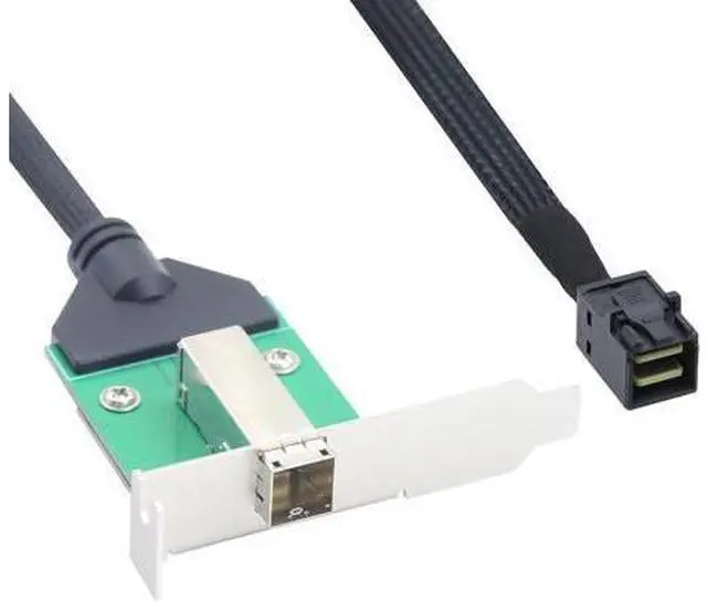 Main image of Vszerda External Mini SAS HD SFF-8644 Female to Mini SAS HD SFF-8643 Male Data Server Raid Cable Adapter (0.5m)