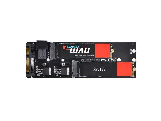 Alt view image 4 of 7 - Vszerda SFF-8643 to U2 Kit NGFF M-Key to HD Mini SAS NVME PCIe SSD SATA Adapter for Motherboard