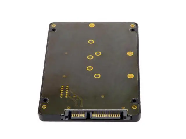 Alt view image 6 of 7 - Vszerda Combo M.2 NGFF B-Key & mSATA SSD to SATA 3.0 Adapter Converter Case Enclosure with Switch