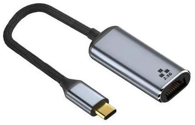 Main image of Vszerda 2.5Gbps 2500Mbps to USB 3.1 Type-C GBE USB-C Gigabit 1000Mbps Ethernet Network LAN Cable Adapter for Desktop Motherboard