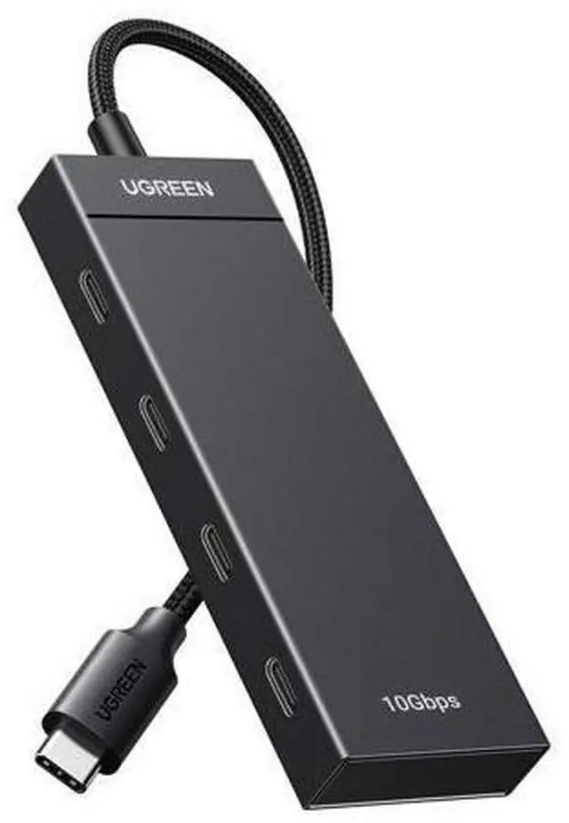 Main image of UGREEN USB-C Hub 4-Port 10Gbps Data Only USB 3.2 Hub Multiport Adapter Compatible with MacBook Pro, MacBook Air, iPad Pro, iPad mini 6 and iPhone 15, Plug and Play 0.3ft Cable