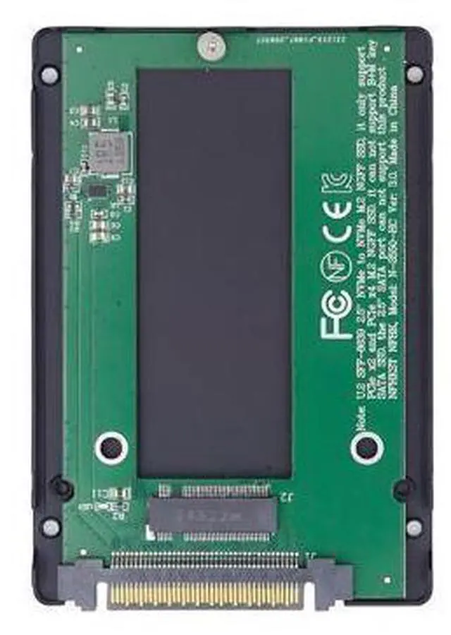 Main image of Vszerda SFF-8639 NVME U.2 to M.2 M-Key PCIe SSD Case Enclosure for Mainboard Compatible with SSD 750 p3600 p3700