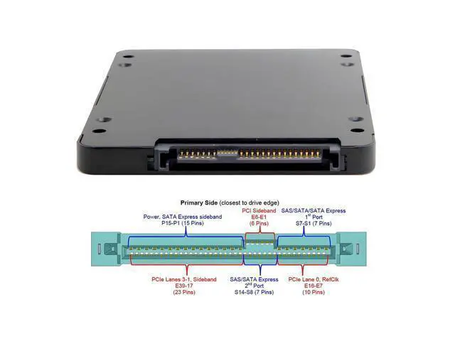 Alt view image 3 of 7 - Vszerda SFF-8639 NVME U.2 to M.2 M-Key PCIe SSD Case Enclosure for Mainboard Compatible with SSD 750 p3600 p3700
