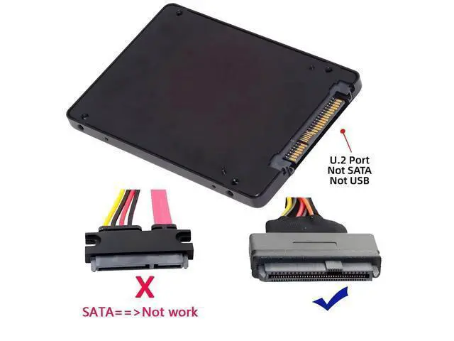 Alt view image 6 of 7 - Vszerda SFF-8639 NVME U.2 to M.2 M-Key PCIe SSD Case Enclosure for Mainboard Compatible with SSD 750 p3600 p3700
