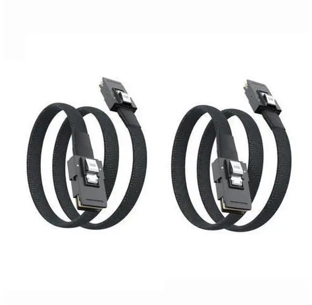 Main image of Vszerda Internal Mini SAS HD Cable SFF-8087 to SFF-8087, Mini SAS Cables, Compatible with Server, Raid Card & PCI Express Controller, 0.8-m(2.62ft), 2 Pack