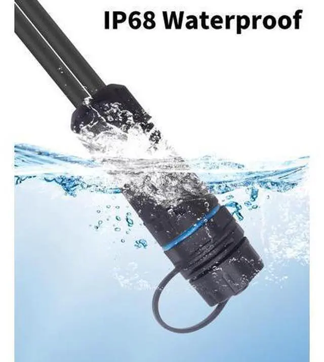 Alt view image 4 of 7 - Vszerda 10Gbps Waterproof USB C Connector, 2Port USB C Female to Female Panel Mount Waterproof Connector, 3.1 Type C Extender Passthough Bulkhead Outdoor Charging Data Socket, 1PCS