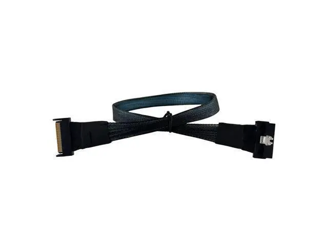 Alt view image 5 of 6 - Vszerda MCIO 8i to SlimSAS LP (Low Profile) 8i PCIe 4.0 Cable, 74Pin MCIO to LP SlimSAS 8X Adapter Cable, Compatible with Server, Storage Backplane, HBA RAID Card, Workstation (50cm)