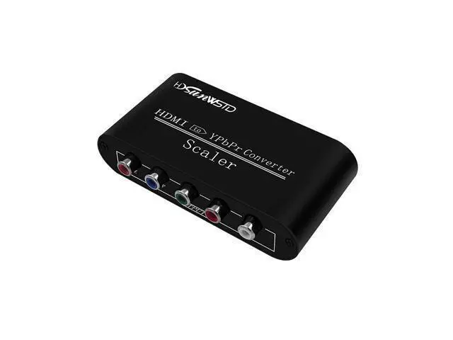 Alt view image 2 of 7 - Vszerda HDMI to 1080P Component Video (YPbPr/RGB/ 5RCA) Scaler Converter Adapter + R/L Support PS3, PS4, Blu-ray Player, DVD, Xbox, Notebook
