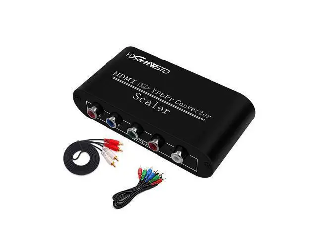 Alt view image 6 of 7 - Vszerda HDMI to 1080P Component Video (YPbPr/RGB/ 5RCA) Scaler Converter Adapter + R/L Support PS3, PS4, Blu-ray Player, DVD, Xbox, Notebook