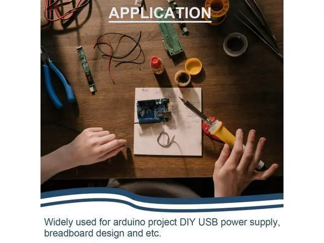 Alt view image 7 of 7 - Vszerda 10 Pcs Micro USB Female to DIP Adapter 2.54mm 5 Pin USB 2.0 Micro USB Socket to DIP Converter Breakout Board for DIY Power Supply with 50 Pin Header