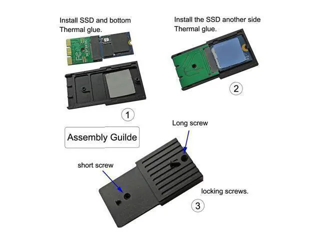 Alt view image 6 of 7 - Vszerda CF-Express Type-B to M.2 NVMe 2230 M-Key Adapter CFE Compatible with XboxSeries XS CH SN530 SSD PCIe4.0 Expansion Memory Card
