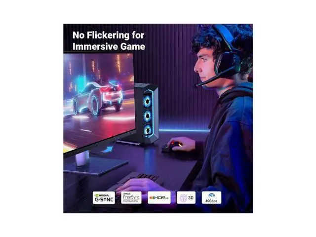 Alt view image 6 of 7 - UGREEN 16K 6.6FT DisplayPort Cable 2.1 DP2.1 40Gbps Support 8K@240Hz 4K@240Hz HDR, HDCP, DSC 1.2a, Braided Display Port Cable Cord Compatible FreeSync G-Sync Video Card Monitor