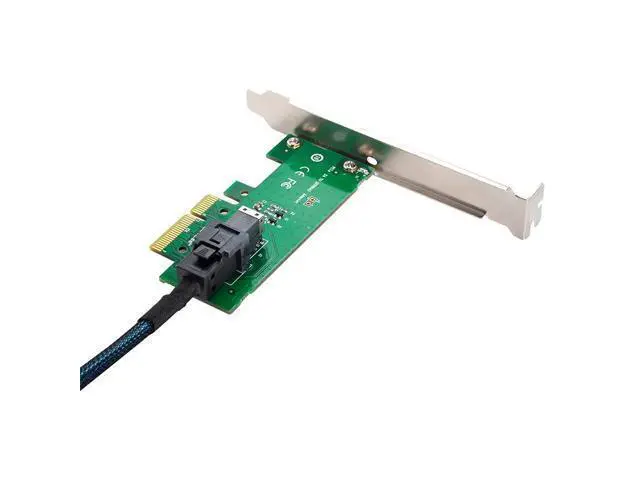 Alt view image 7 of 7 - Vszerda PCI-E 3.0 4.0 to SFF-8643 Card Adapter and U.2 U2 SFF-8639 NVME PCIe SSD Cable for Mainboard SSD