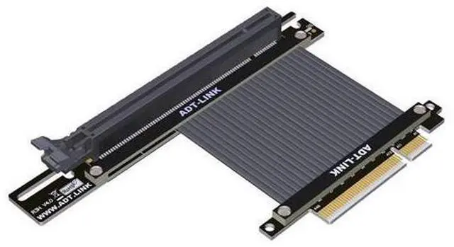Main image of Vszerda PCIE 4.0 X8 to X16 Extension Cable PCI-e 8X 16x Adapter Riser for Server 4.0 Graphics Card GTX3080ti RX5700xt Pcie4.0 Gen 4 (R83SH 4.0,25cm)