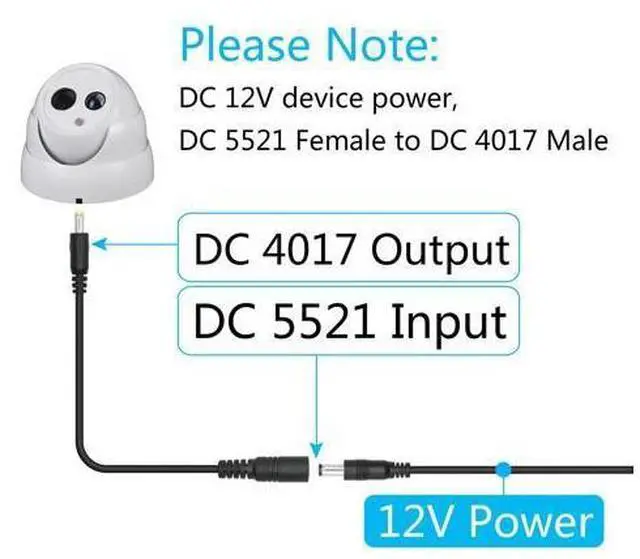Alt view image 3 of 12 - Vszerda Short 12V DC Power Cord 6inch, DC 5.5mm x 2.1mm Female to DC 4.0mm x 1.7mm Male Plug Power Charging Cable Extension Cord, for Router Speaker etc Other DC 4017 Port Equipment(4Pcs)
