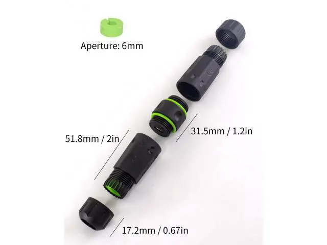Alt view image 6 of 7 - Vszerda Waterproof USB C Connector 10Gbps, USB C Data Waterproof Connector, Type C 3.1 Panel Mount Adaper Coupler Bulkhead Outdoor Charging Socket for Data Transfer,1-Pack