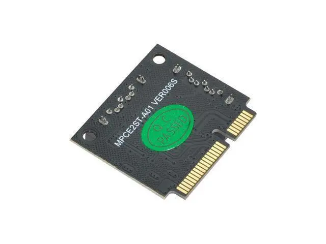 Alt view image 3 of 7 - Vszerda Mini PCI-E PCI Express to SATA 3.0 Dual Ports Adapter Converter Hard Drive Extension Card