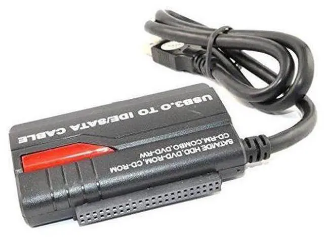 Alt view image 7 of 7 - Vszerda USB 3.0 to IDE SATA Cable Converter with Power Adapter High Speed