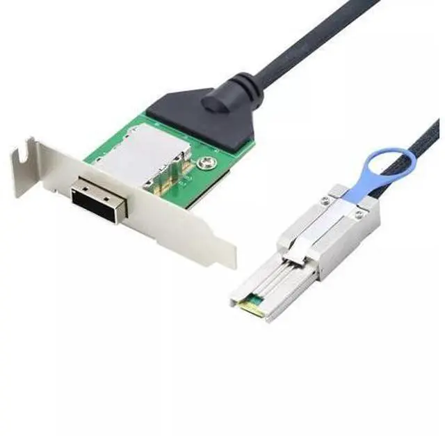 Main image of Vszerda Mini SAS SFF-8088 26P Male to 8088 Female Server Adapter Card Conversion Cable 50CM