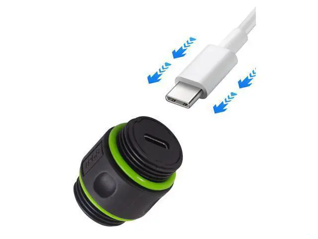 Alt view image 5 of 7 - Vszerda Waterproof USB C Connector 10Gbps, USB C Data Waterproof Connector, Type C 3.1 Panel Mount Adaper Coupler Bulkhead Outdoor Charging Socket for Data Transfer,1-Pack