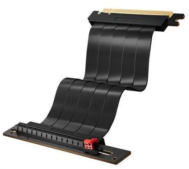 Main image of Vszerda PCI-E 4.0 16X PCIe Extension Cable - 20CM (90 Degrees) Flexible High Speed Port Adapter