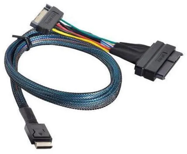 Main image of Vszerda SFF-8611 Oculink Host to U.2 U.3 SFF-8639 NVME PCIe PCI-Express SSD Cable for Mainboard SSD
